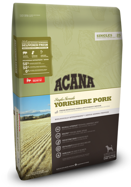 Acana yorkshire pork ingredients best sale